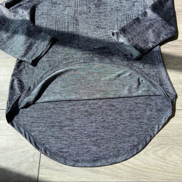 NWOT INC Dolman 3/4 Sleeve  Top Gunmetal foil Print - Picture 9 of 12